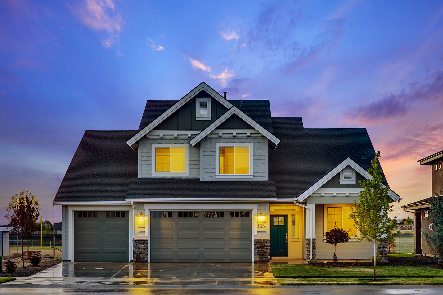 day to dusk conversion - changes done from day to dusk for real estate photos